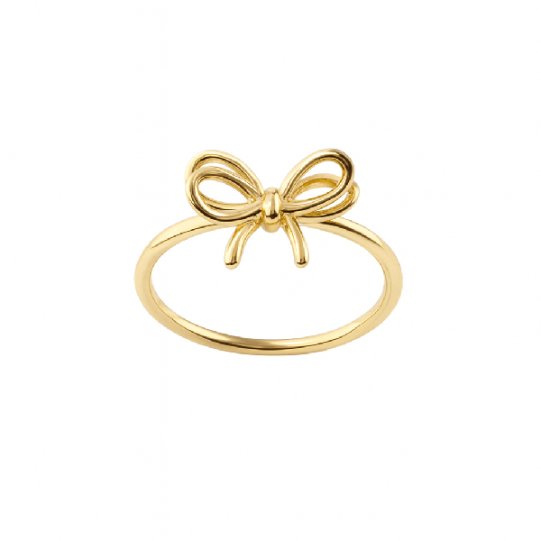 انگشتر طلا پاپیون دخترانه