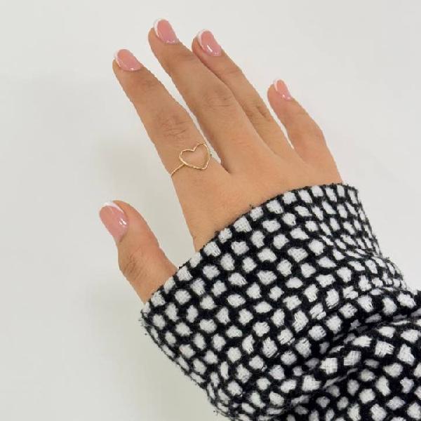 انگشتر طلا مینیمال قلب