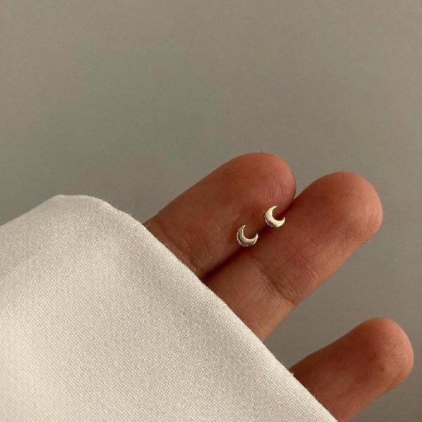 گوشواره طلا مدل ماه