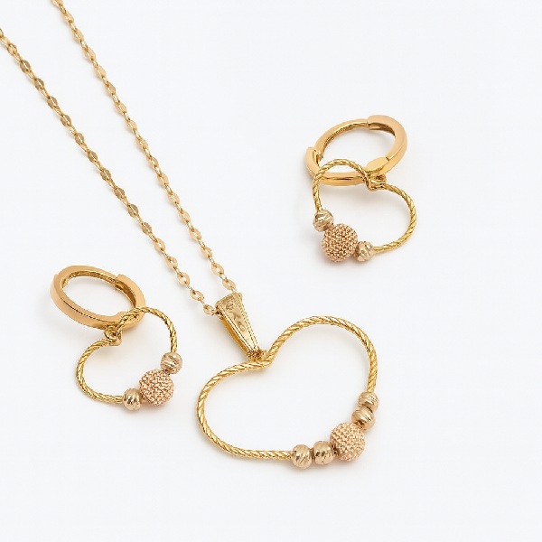 نیم ست طلا مدل برهان قلبی