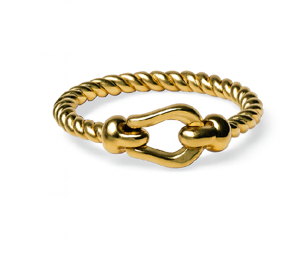 انگشتری طلا مدل قفل