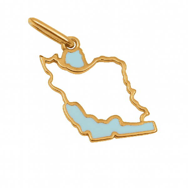 پلاک طلا مدل کشور ایران